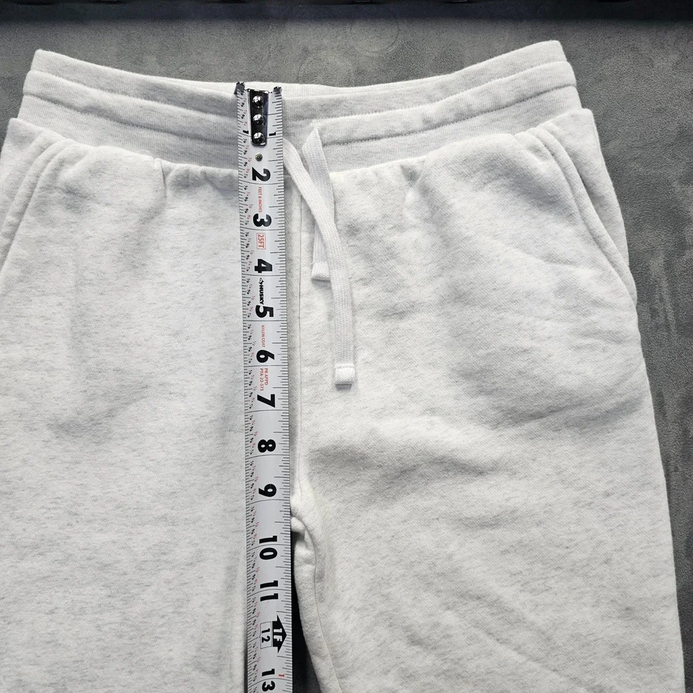 PUMA Youth Girls L 14/16 Grey Rainbow Floral Logo Fleece Joggers Sweatpants